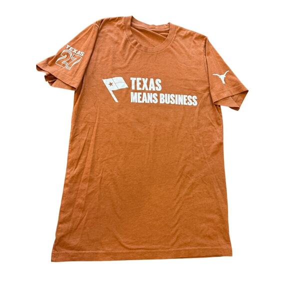 UNIVERSITY of TEXAS UT Longhorns McCombs School of Business Tee T-Shirt S - Picture 1 of 6